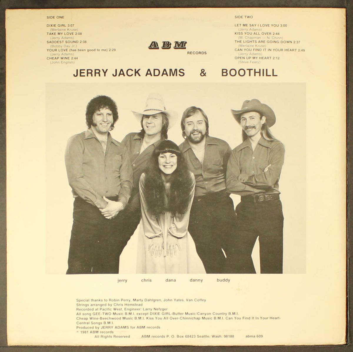 jerry jack adams & boothill by JERRY JACK ADAMS