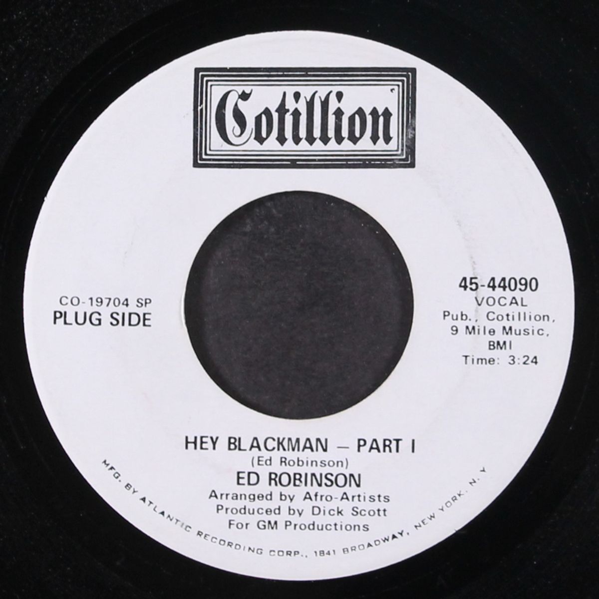hey blackman / part 2 by ED ROBINSON