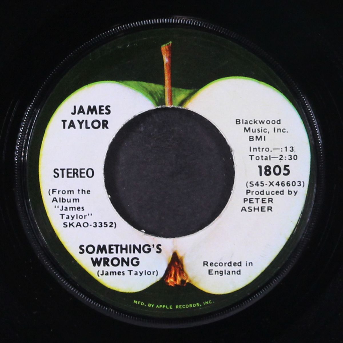 carolina in my mind / something's wrong by JAMES TAYLOR