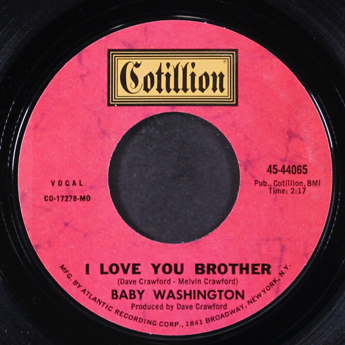 let them talk / i love you brother by BABY WASHINGTON
