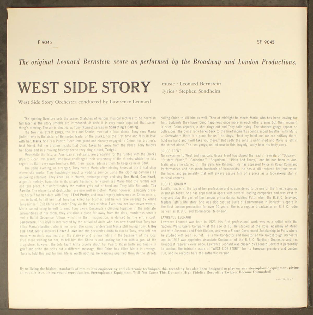 west side story by SOUNDTRACK