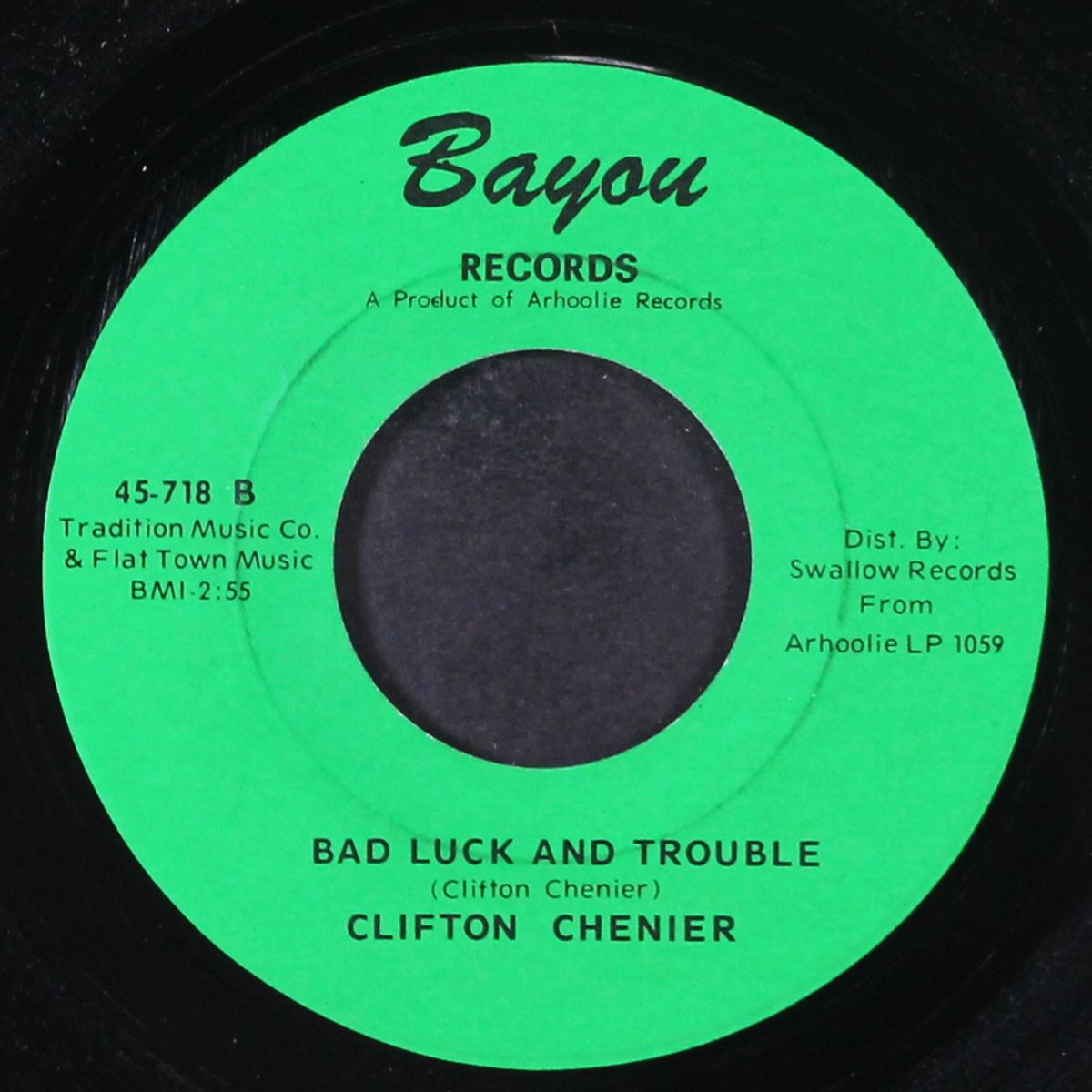 zydeco cha-cha / bad luck and trouble by CLIFTON CHENIER