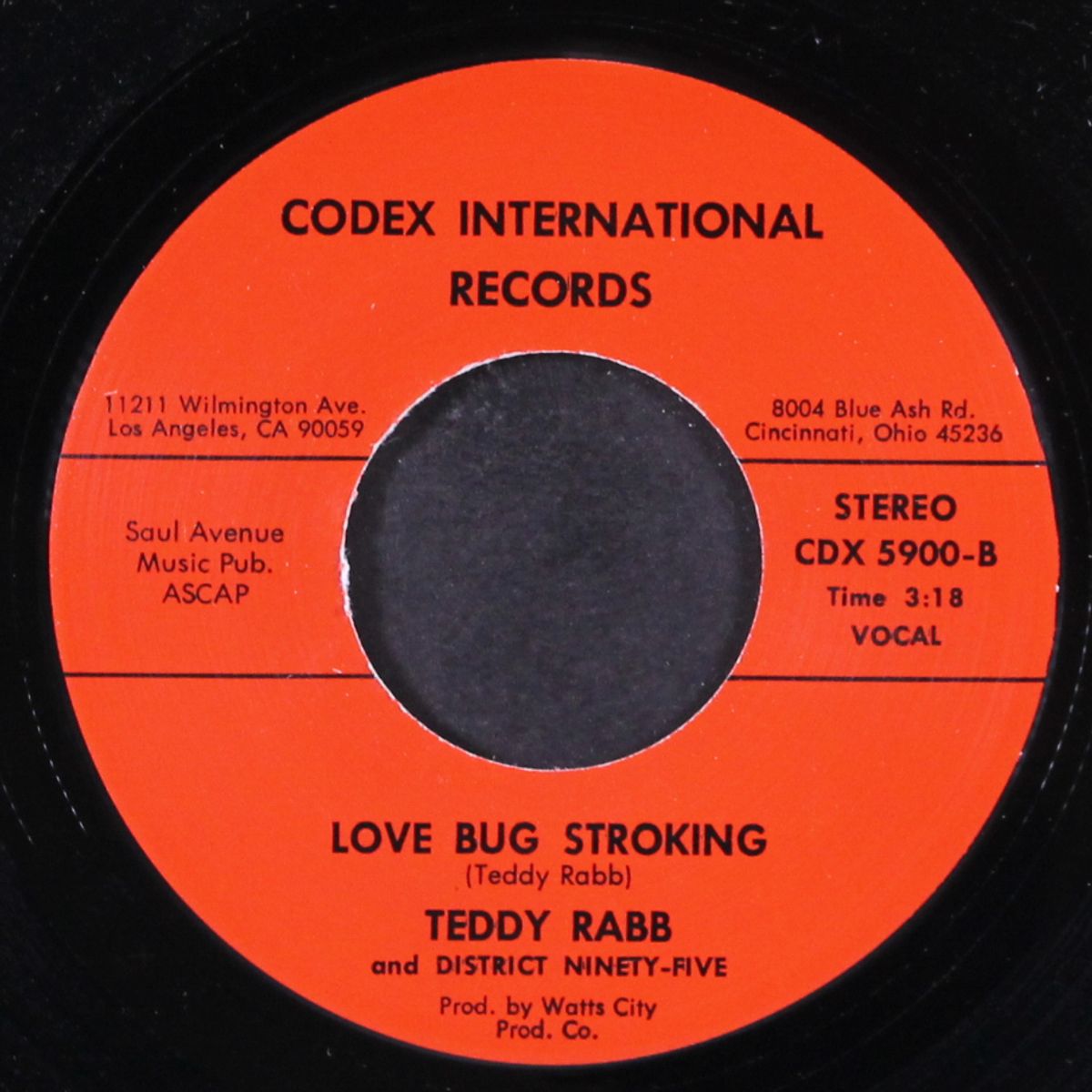 love bug stroking / last night by TEDDY RABB & THE DISTRICT NINETY FIVE