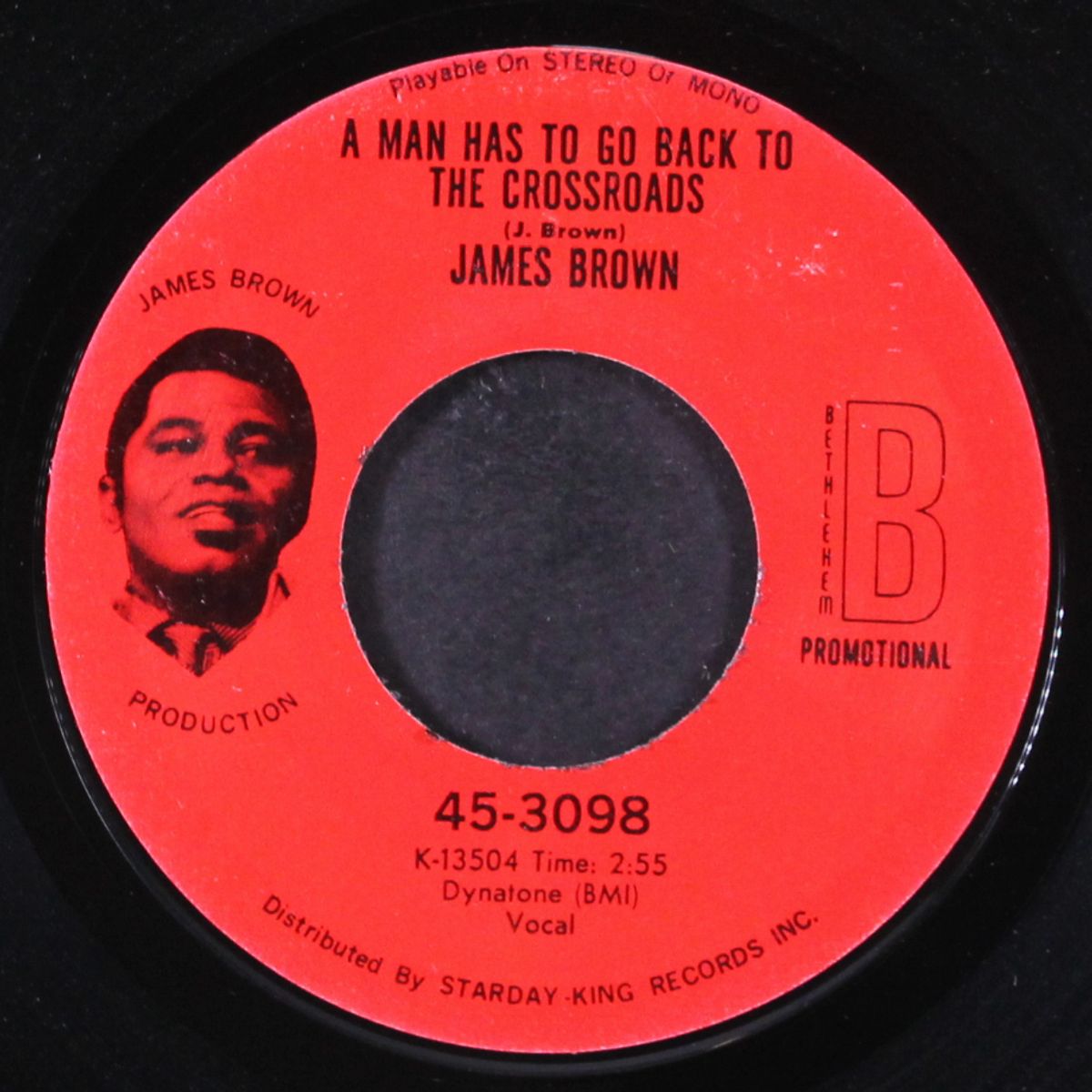 a man has to go back to the crossroads / same by JAMES BROWN