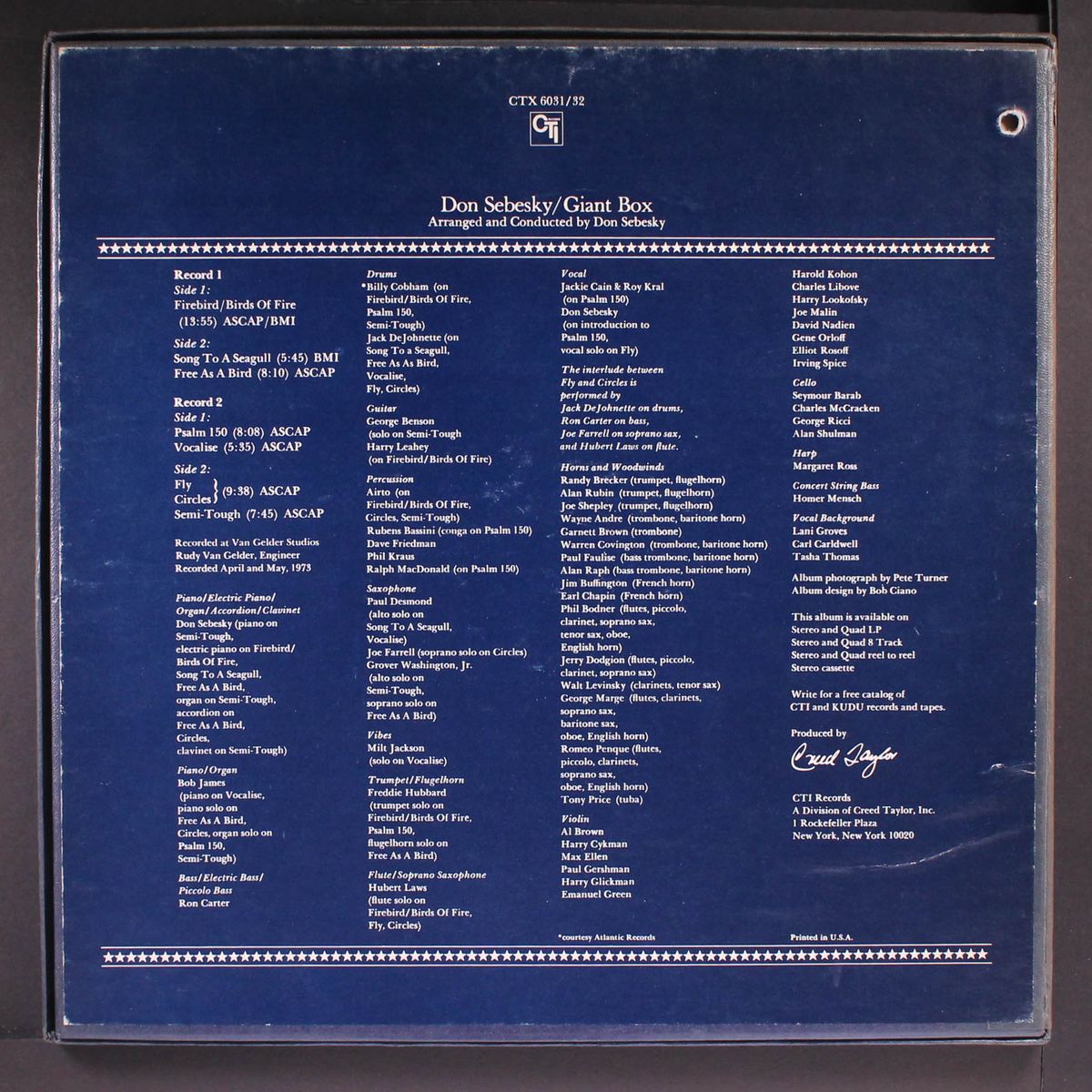 giant box by DON SEBESKY
