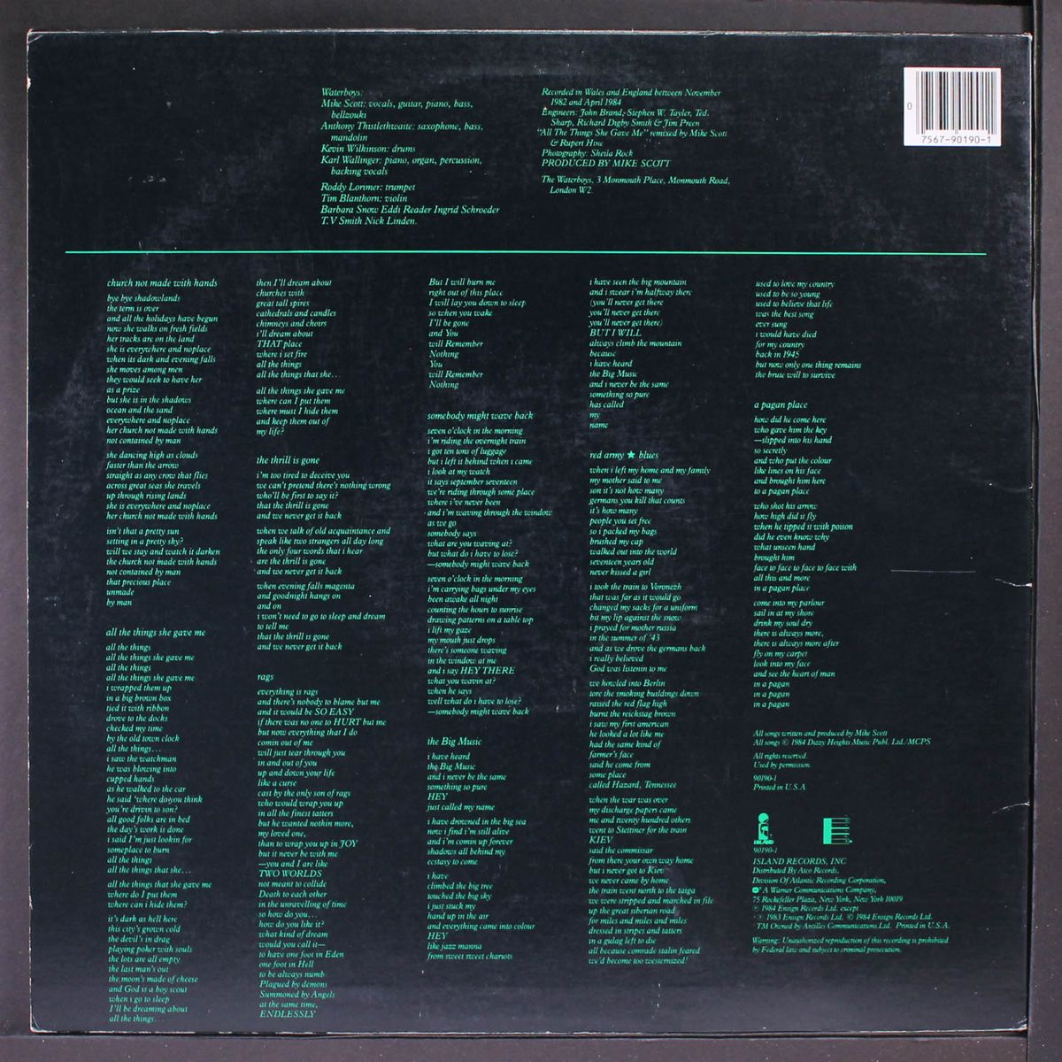 a pagan place by WATERBOYS