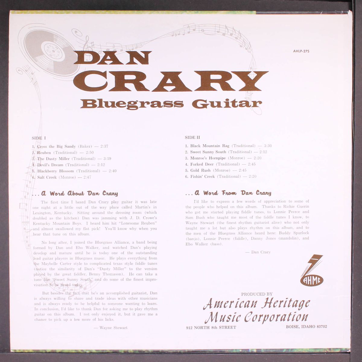 bluegrass guitar by DAN CRARY