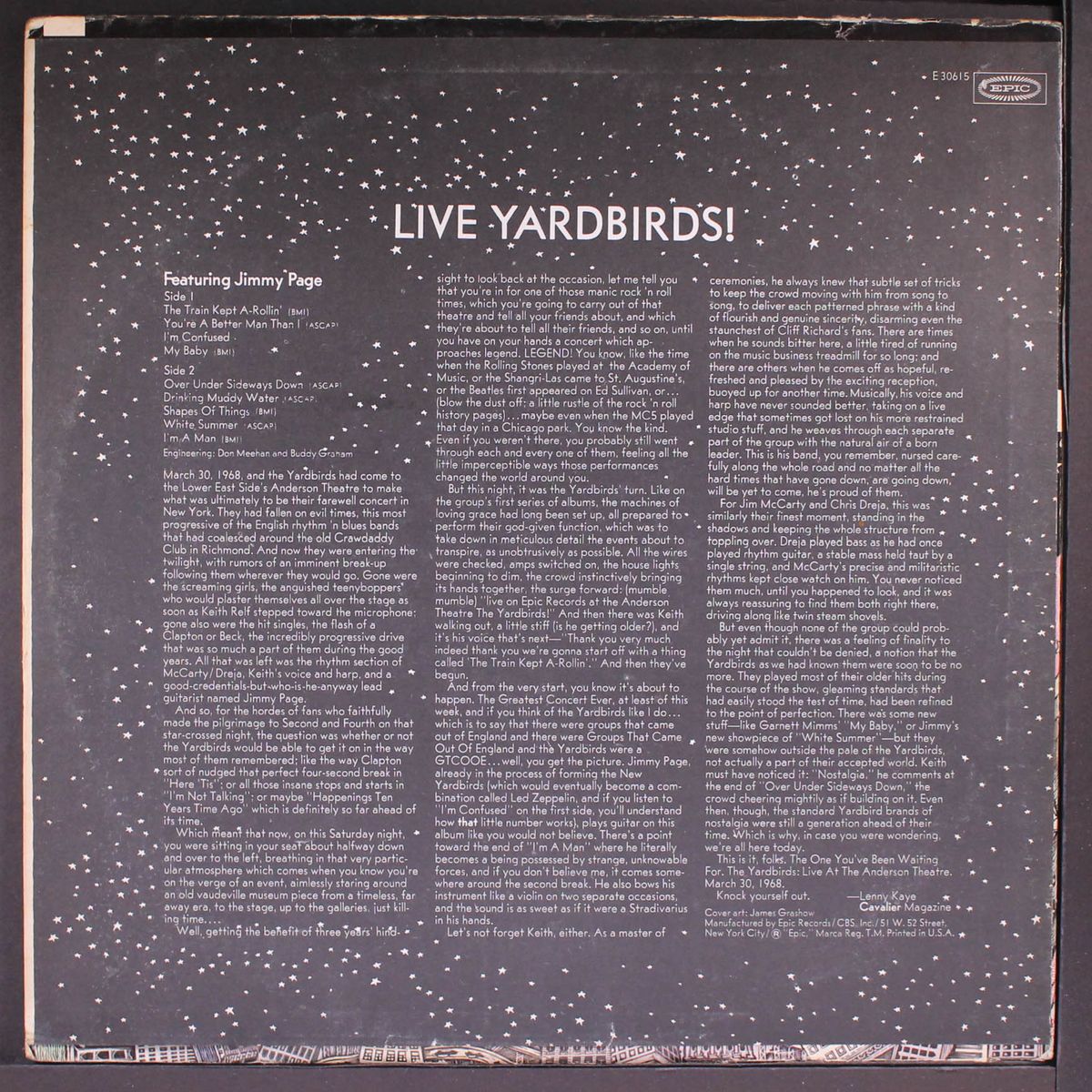 live yardbirds featuring jimmy page by YARDBIRDS