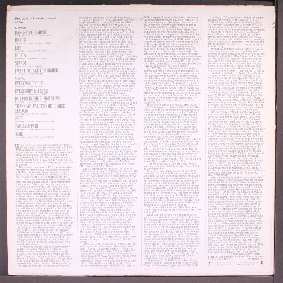everything you always wanted by by SLY STONE