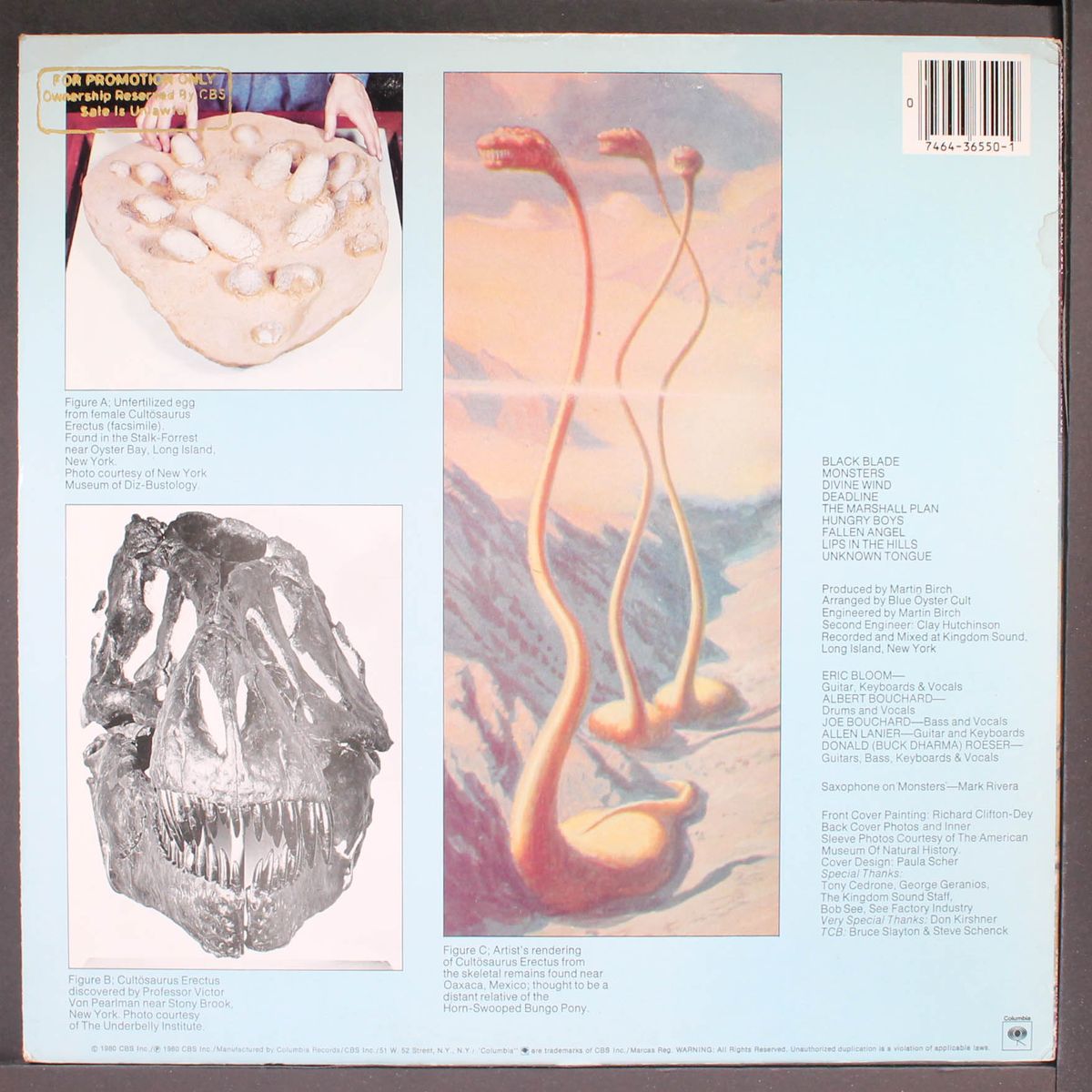 cultosaurus erectus by BLUE OYSTER CULT