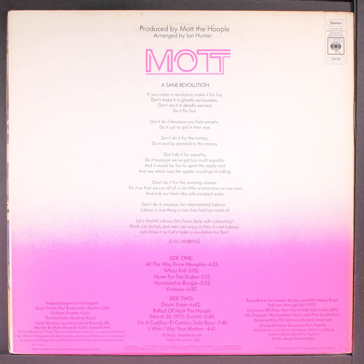 mott by MOTT THE HOOPLE