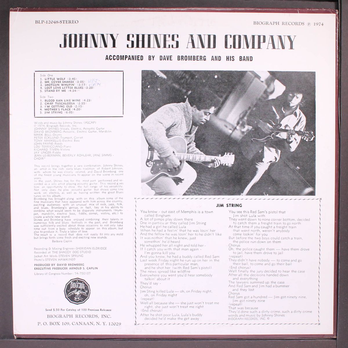 & co. by JOHNNY SHINES