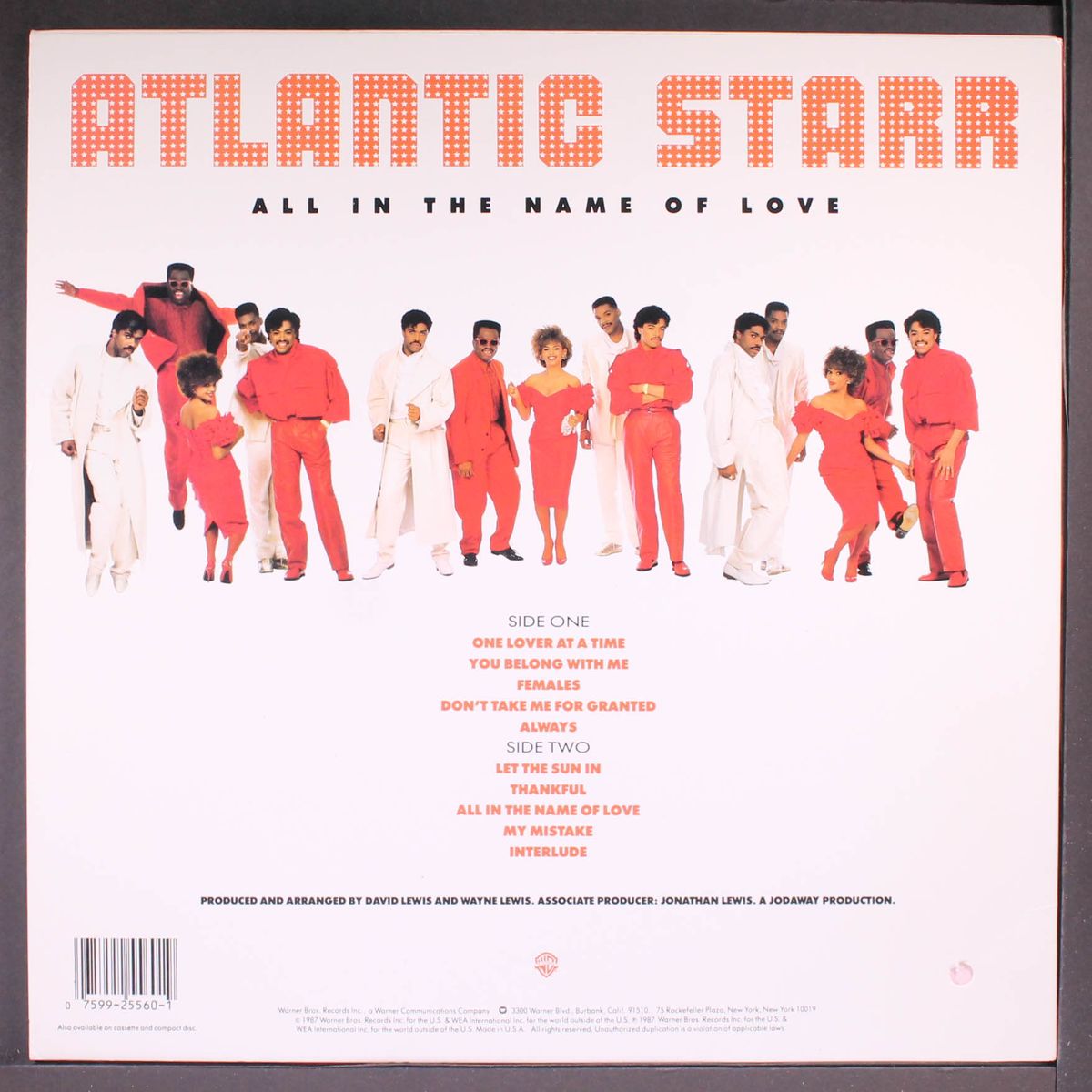 all in the name of love by ATLANTIC STARR