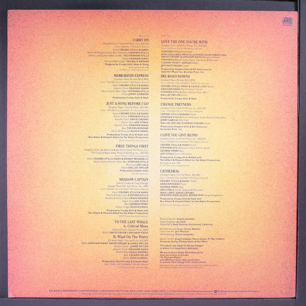 replay by CROSBY,STILLS & NASH