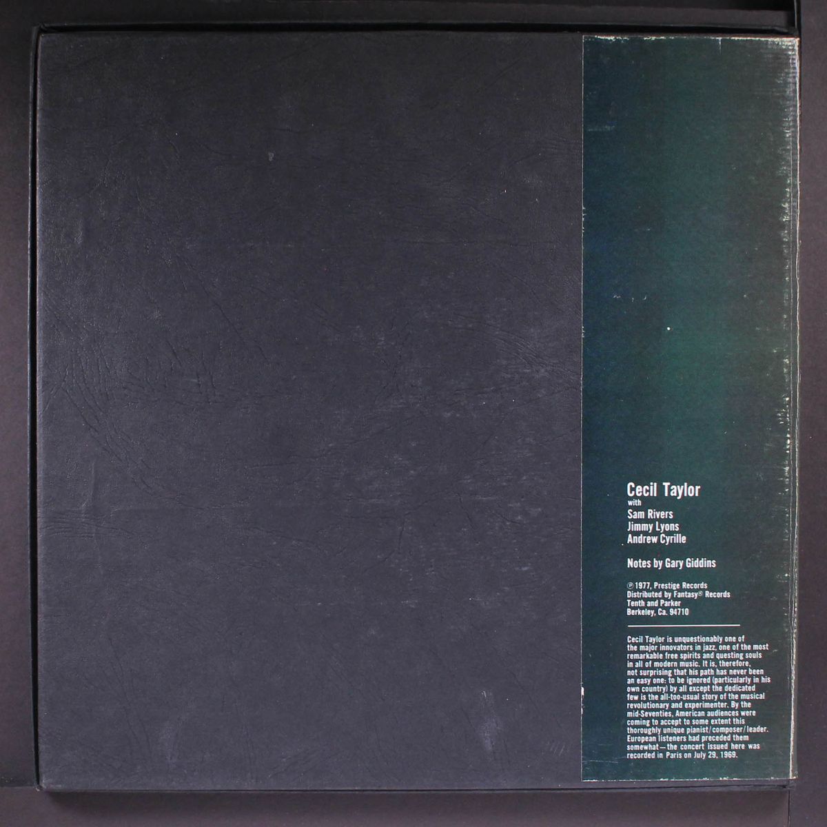 the great concert of by CECIL TAYLOR