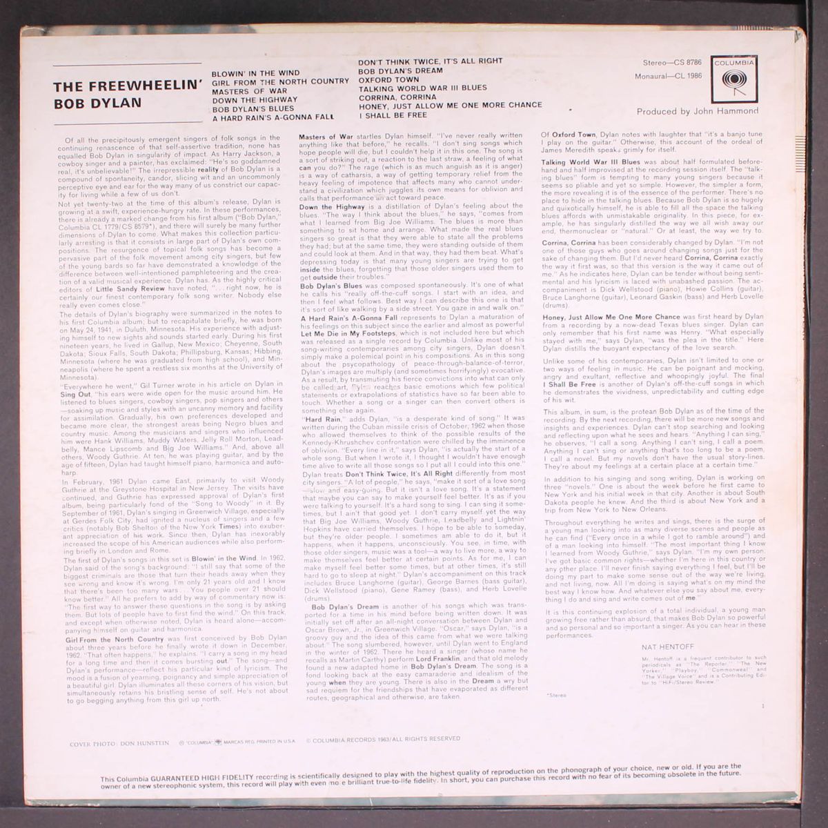 the freewheelin' bob dylan by BOB DYLAN