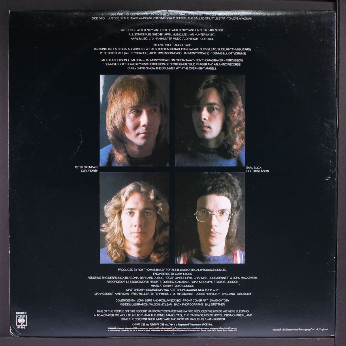 overnight angels by IAN HUNTER
