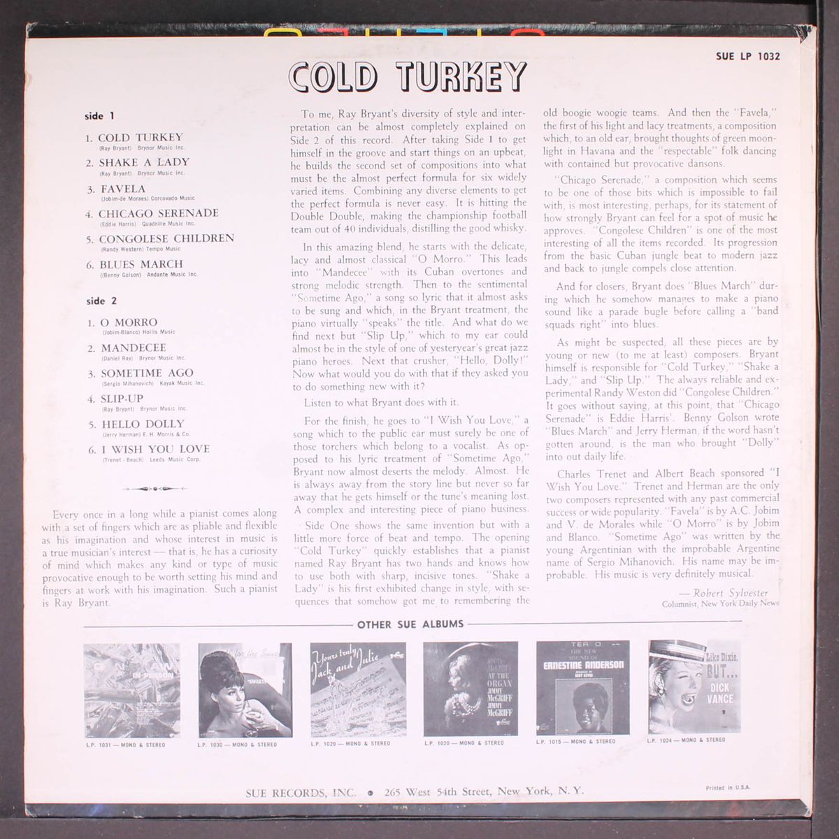 cold turkey by RAY BRYANT