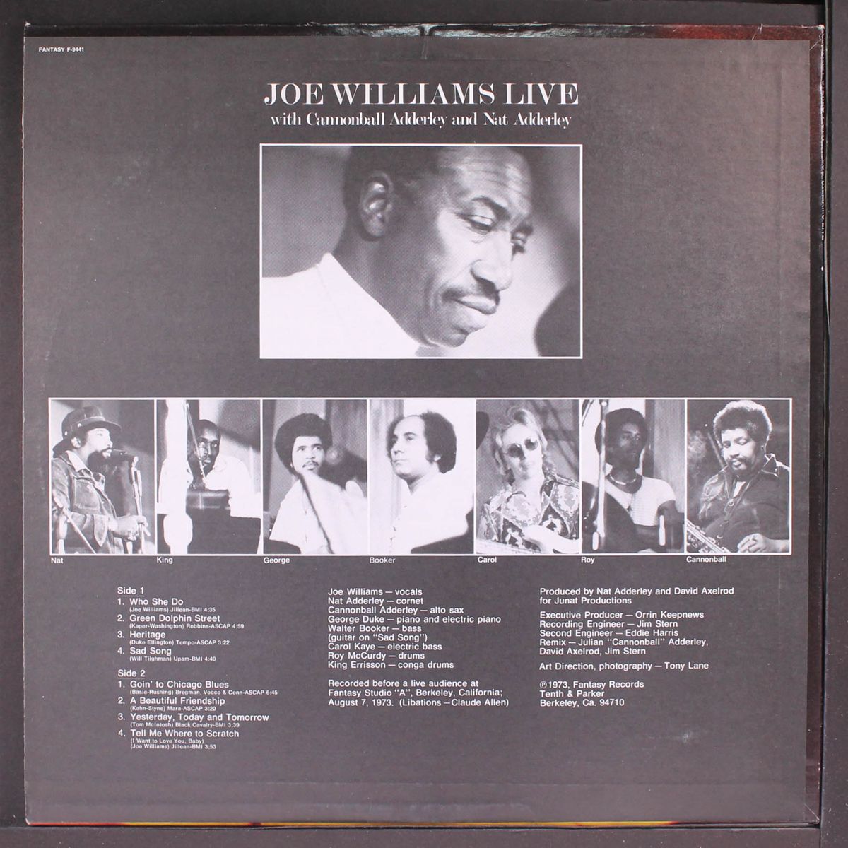 live by JOE WILLIAMS