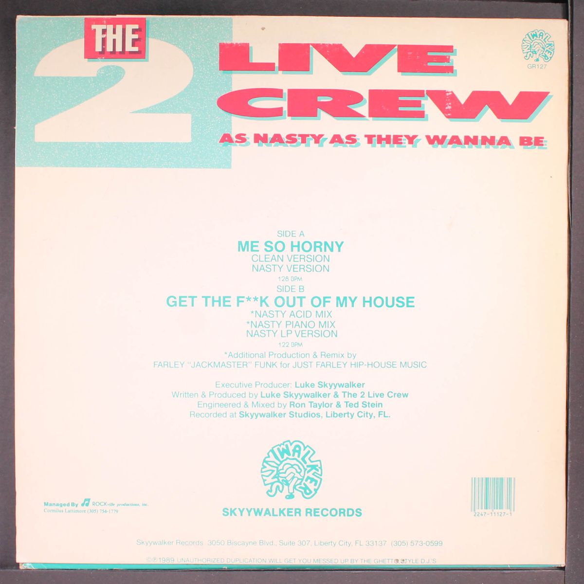me so horny by 2 LIVE CREW