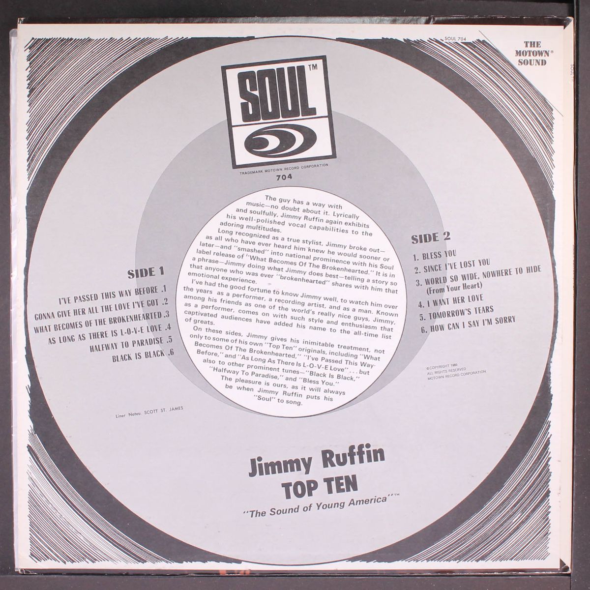 sings top ten by JIMMY RUFFIN