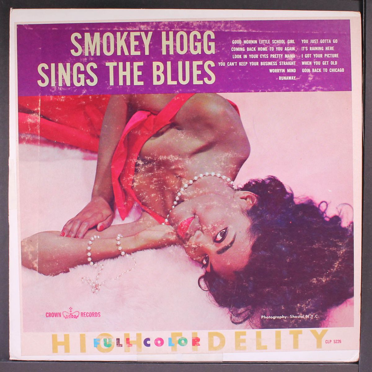 sings the blues by SMOKEY HOGG