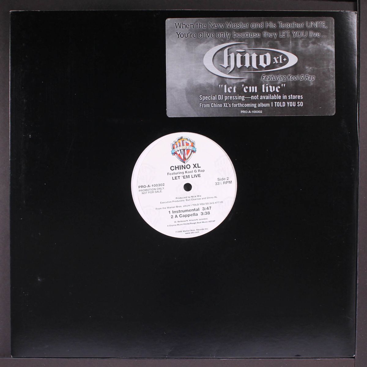 let 'em live / instro by CHINO XL FEAT. KOOL G RAP