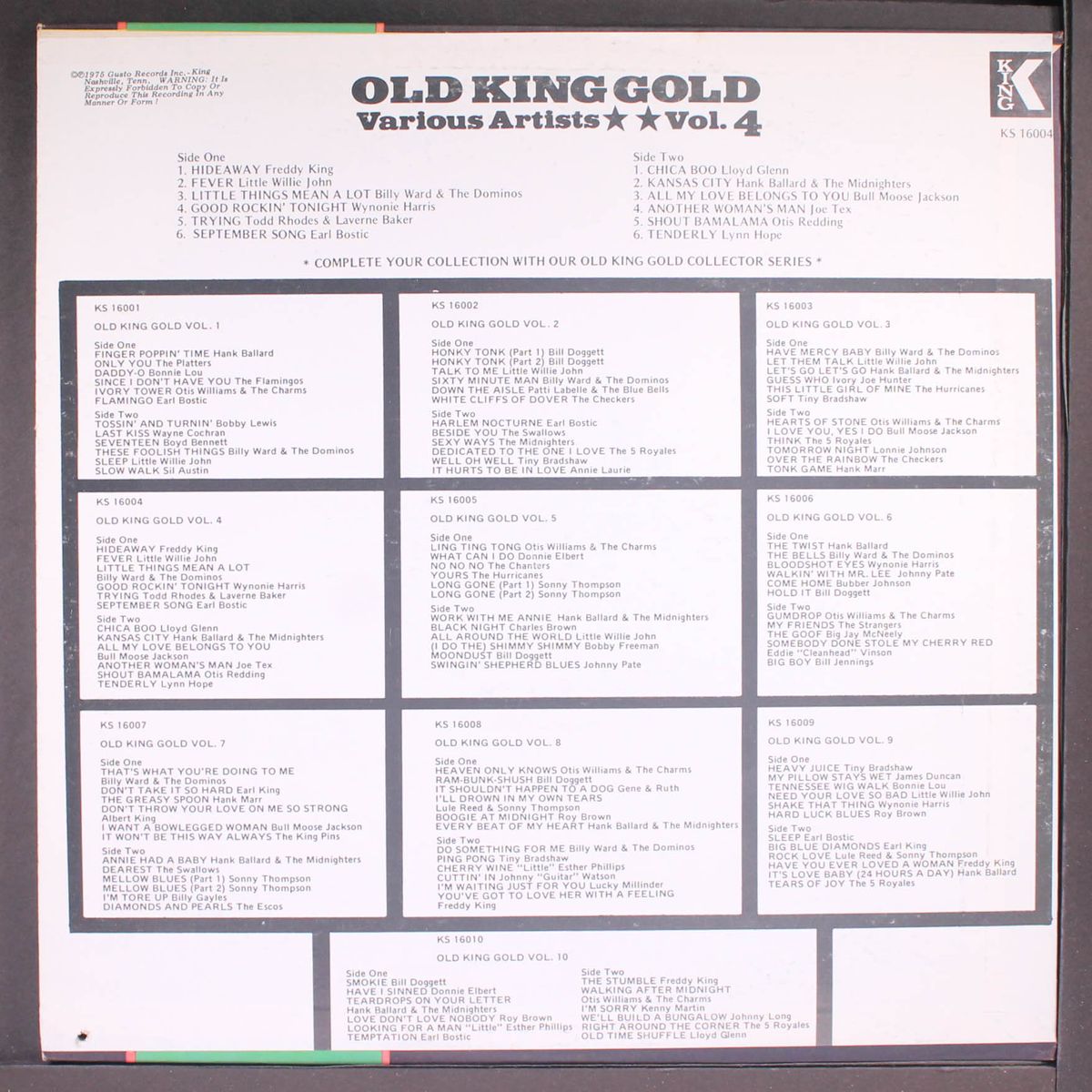 old king gold, vol. 4 by VARIOUS
