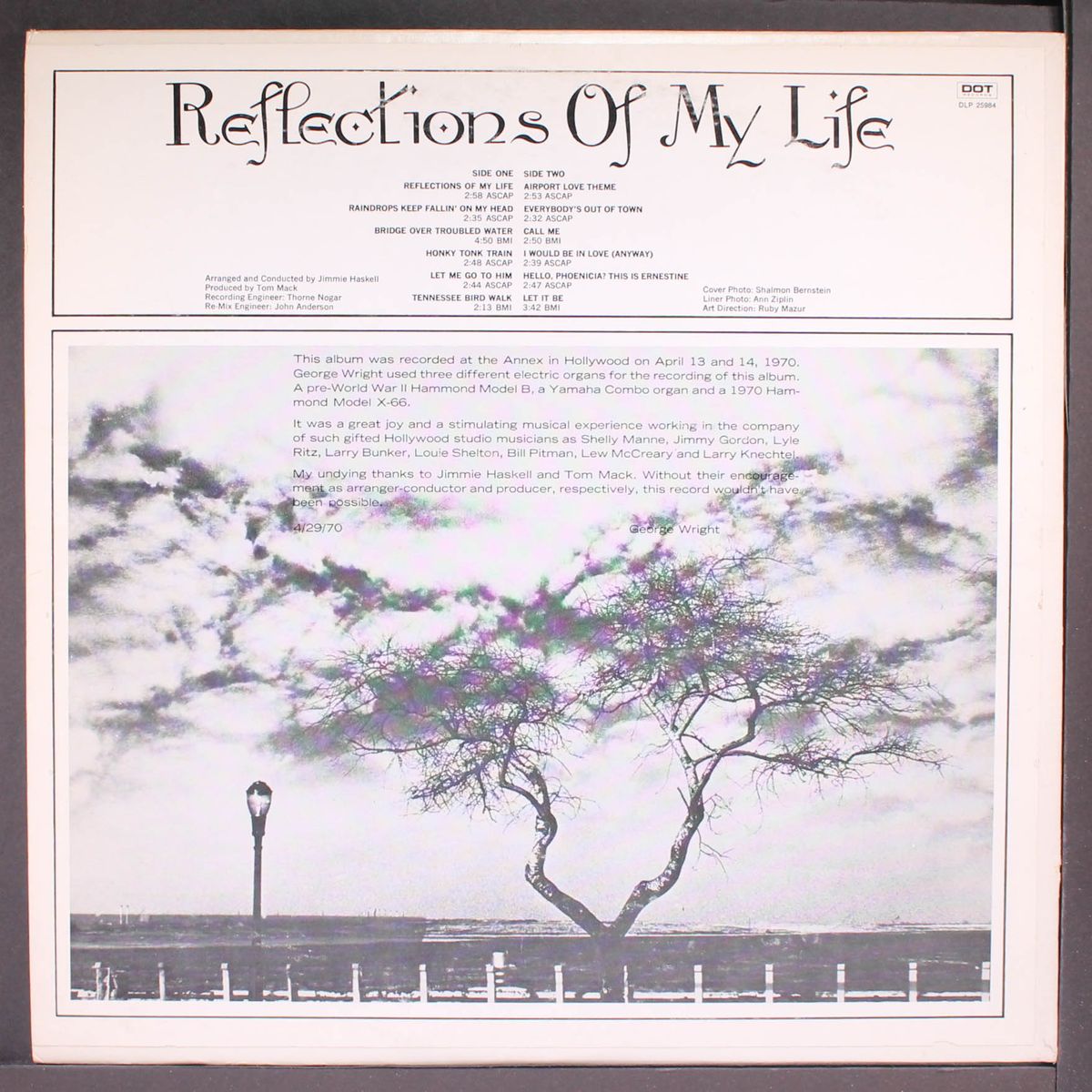 reflections of my life by GEORGE WRIGHT