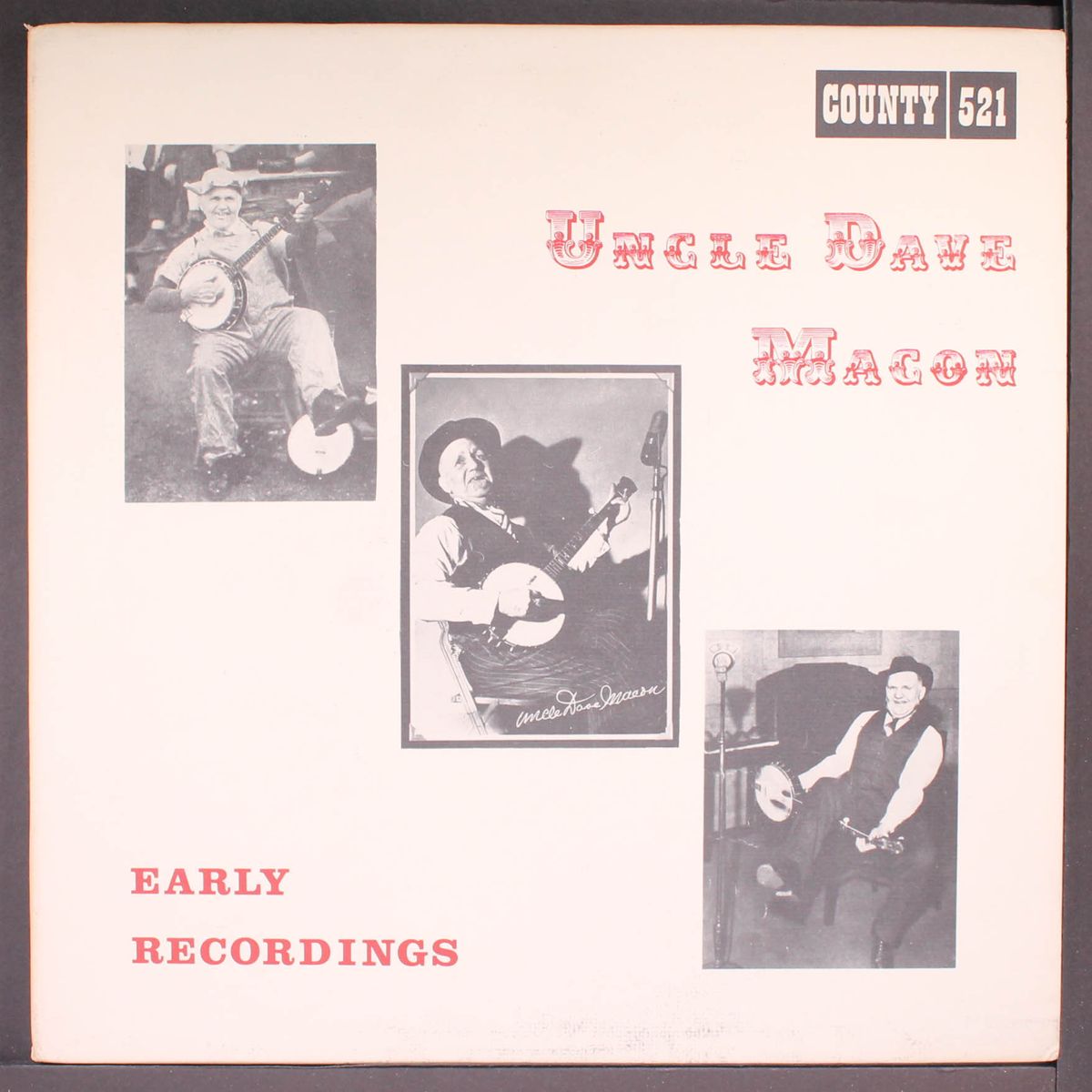 early recordings by UNCLE DAVE MACON