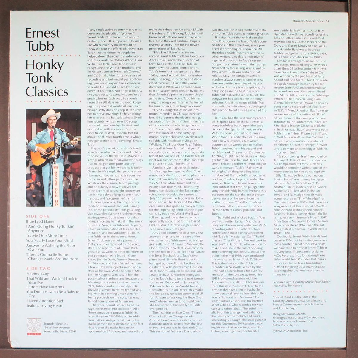 honky tonk classics by ERNEST TUBB