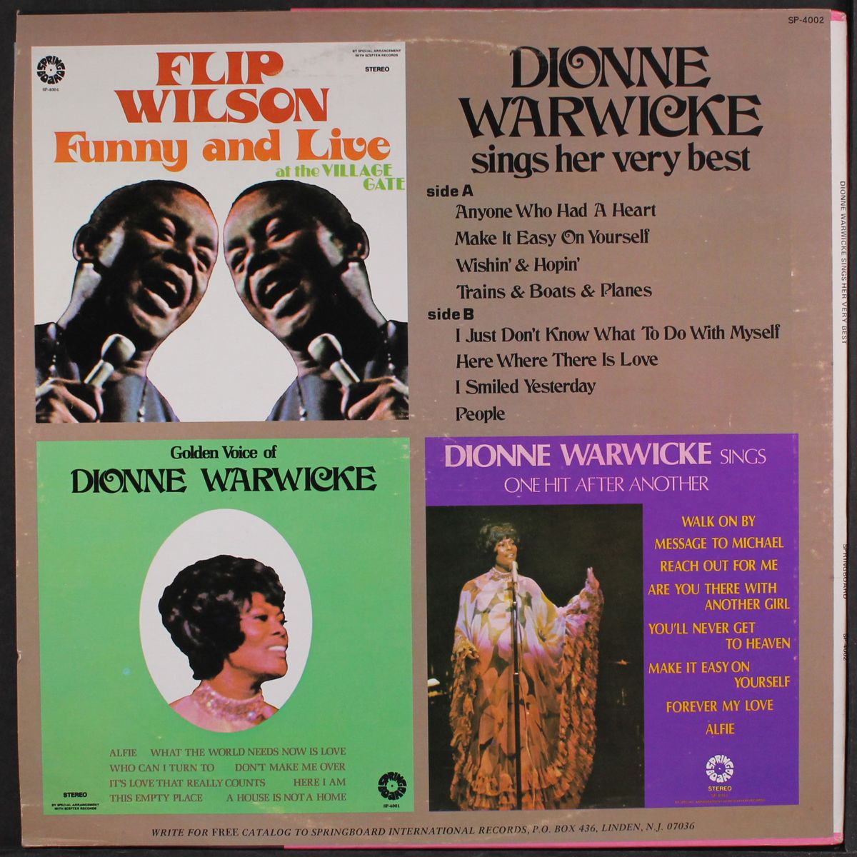 sings her very best by DIONNE WARWICKE