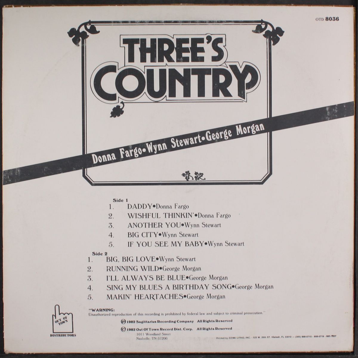 three's country by VARIOUS