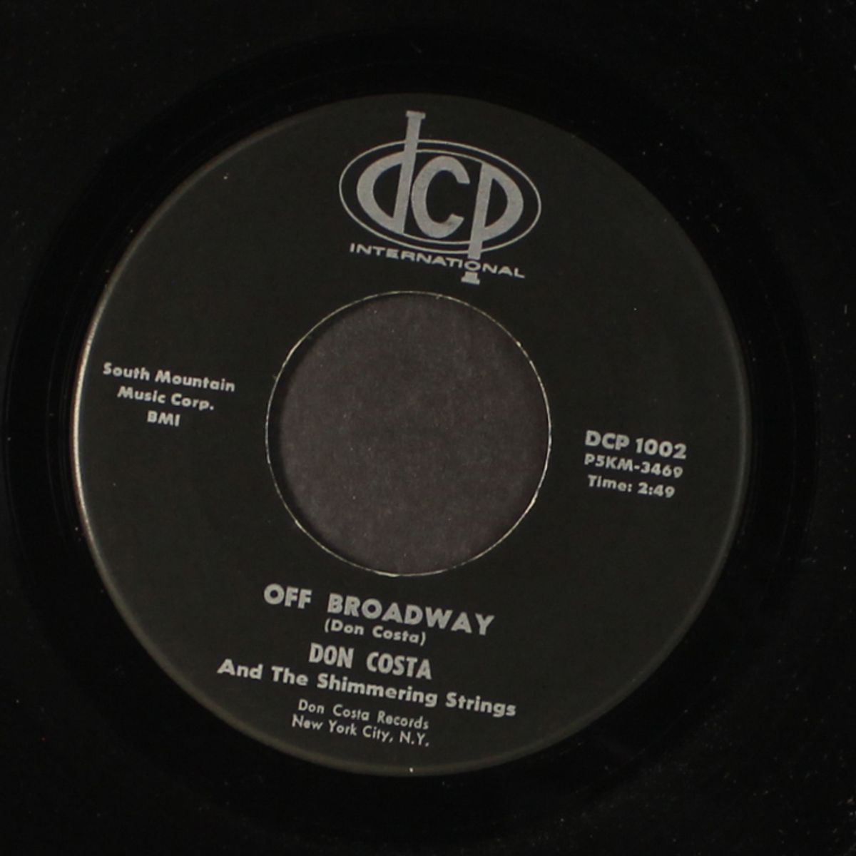 the love song of tom jones / off broadway by DON COSTA