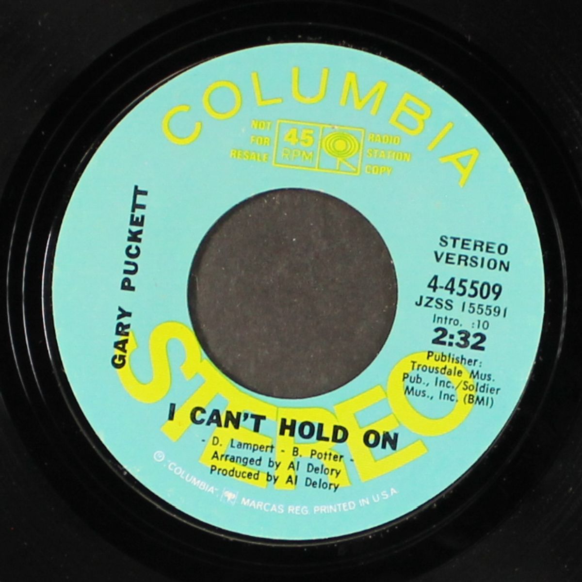 i can't hold on / mono by GARY PUCKETT