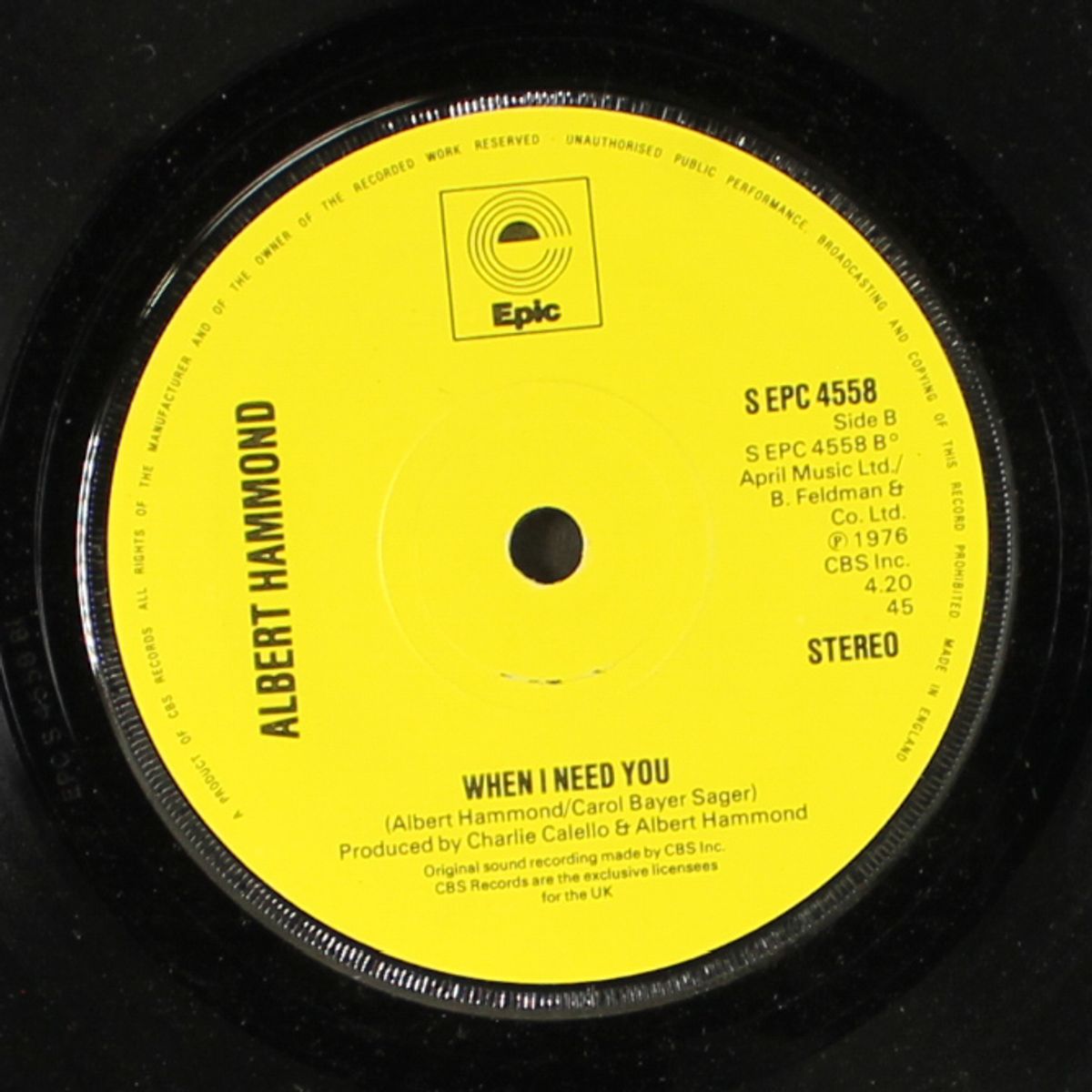 moonlight lady / when i need you by ALBERT HAMMOND