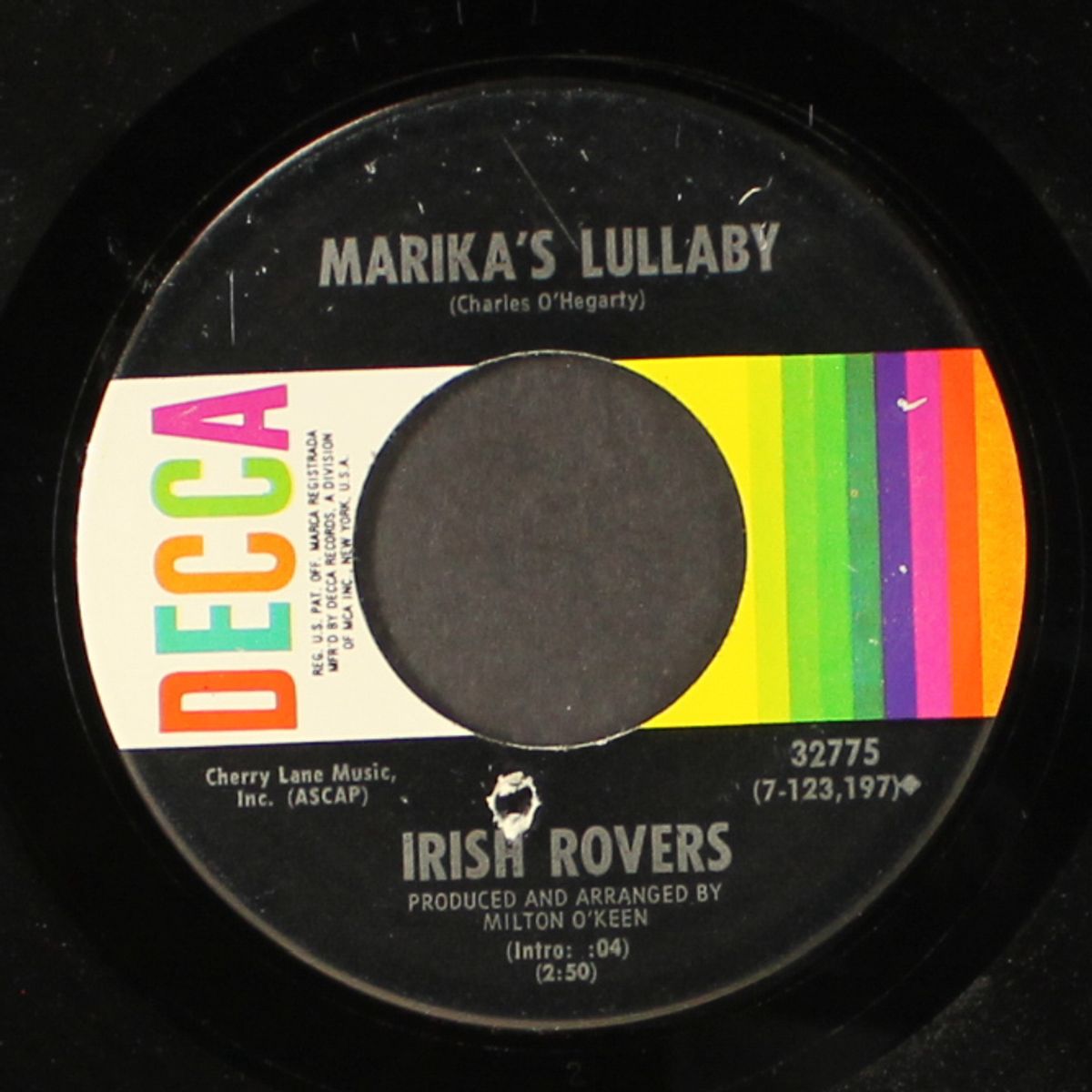 the marvelous toy / marika's lullaby by IRISH ROVERS