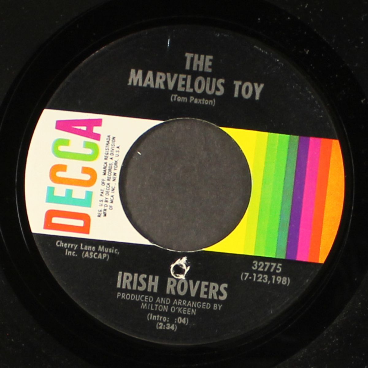 the marvelous toy / marika's lullaby by IRISH ROVERS