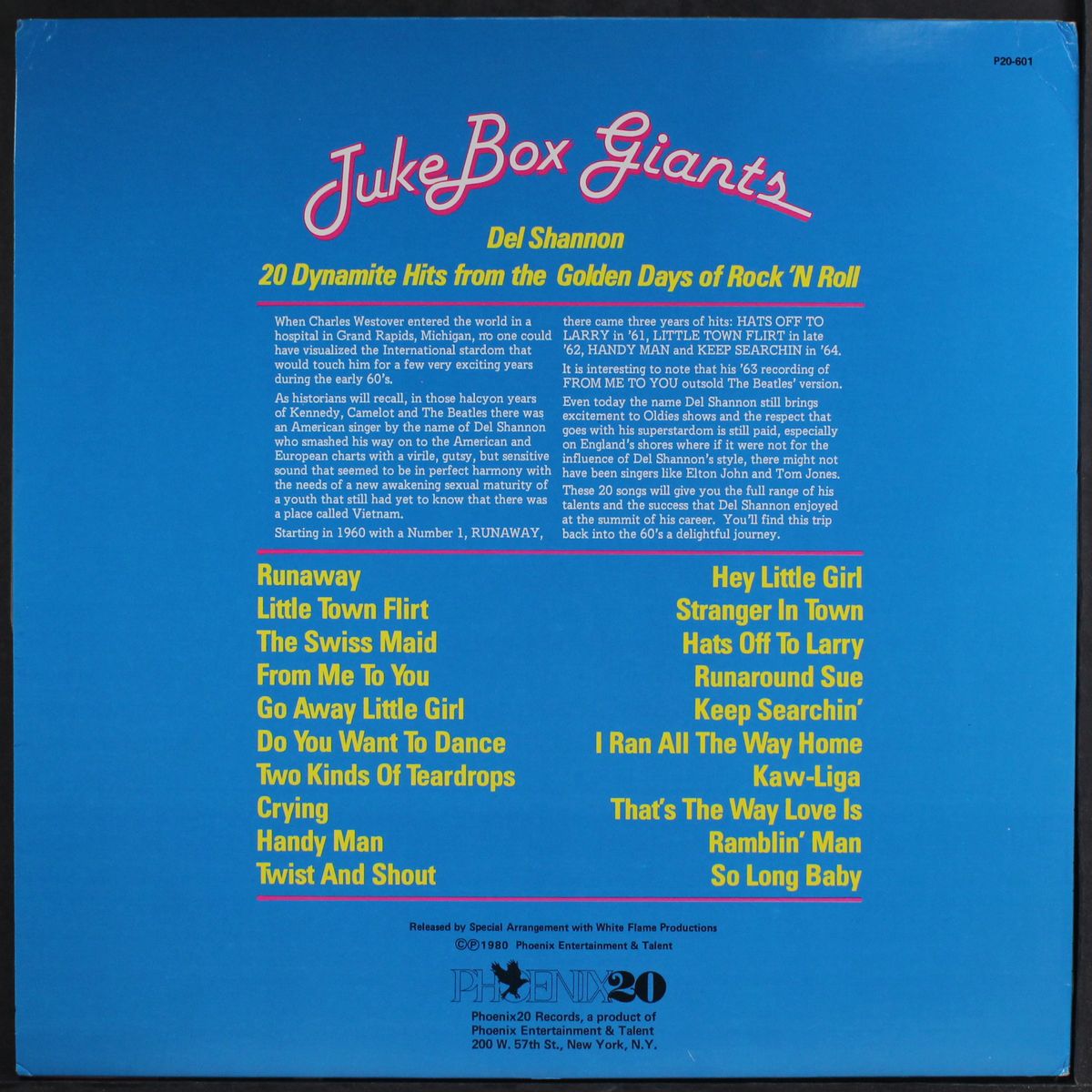juke box giants by DEL SHANNON