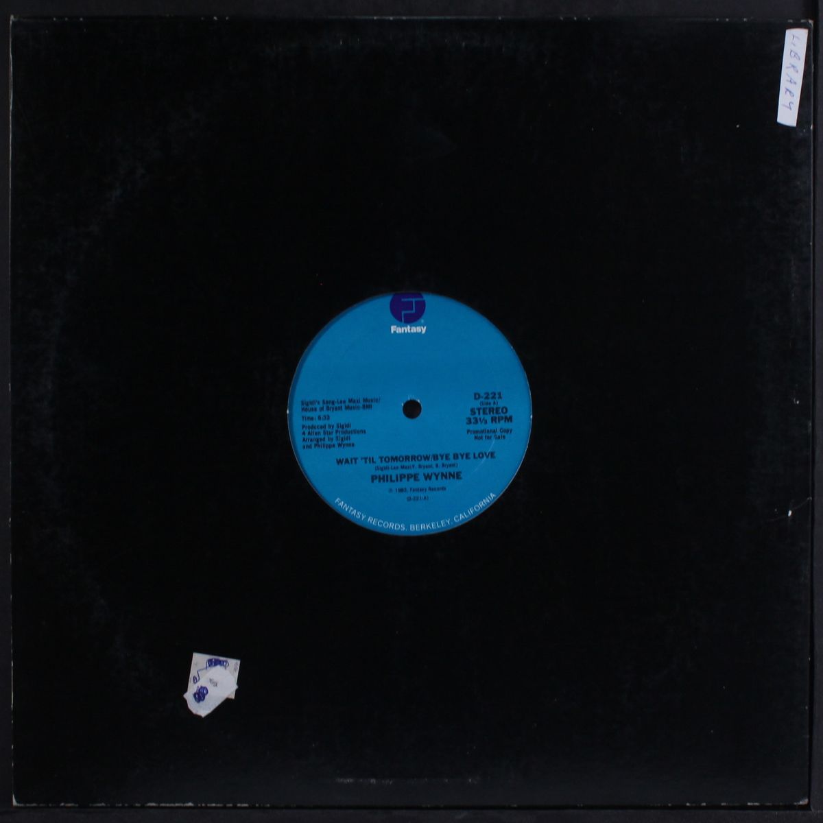 wait til tomorrow/bye bye love by PHILIPPE WYNNE