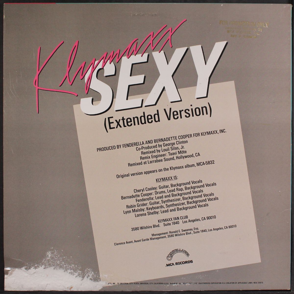 sexy + 4 by KLYMAXX
