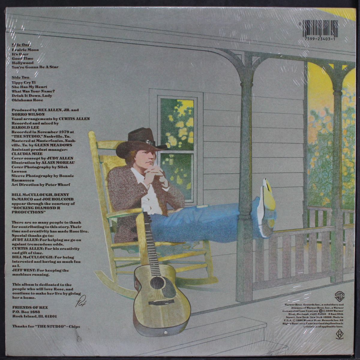 oklahoma rose by REX ALLEN, JR