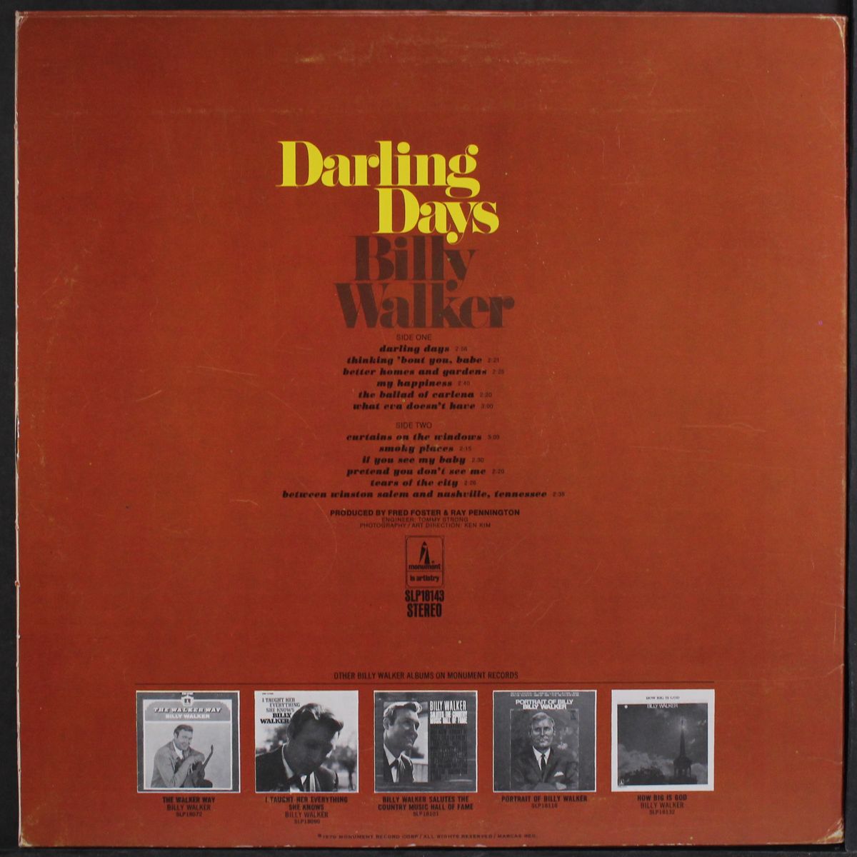 darling days by BILLY WALKER