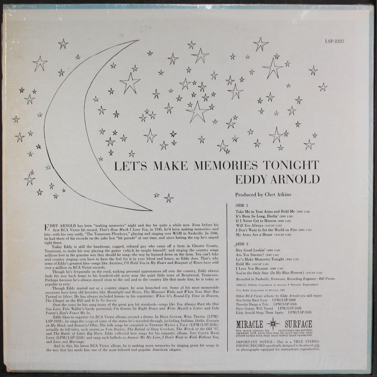 let's make memories tonight by EDDY ARNOLD