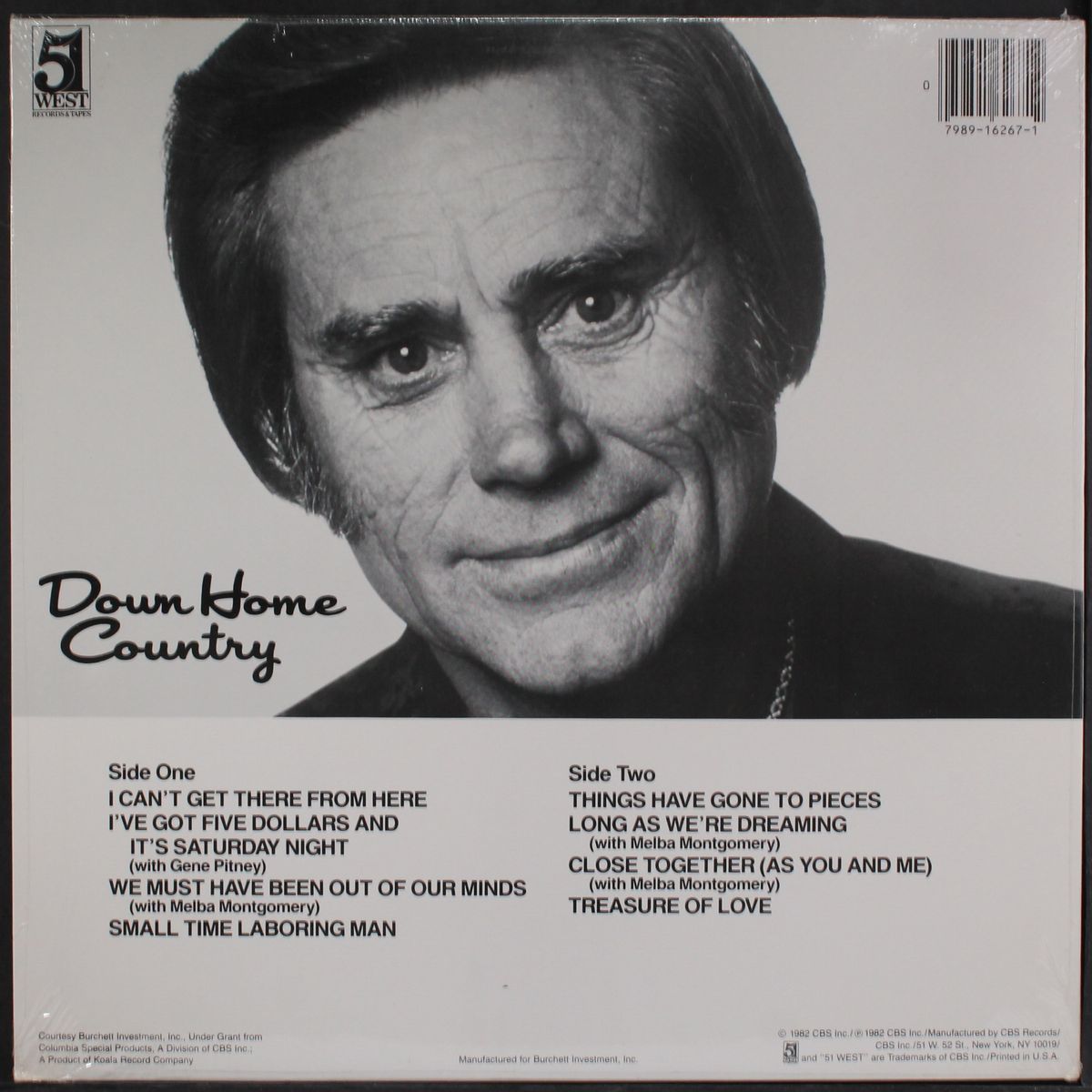down home country by GEORGE JONES