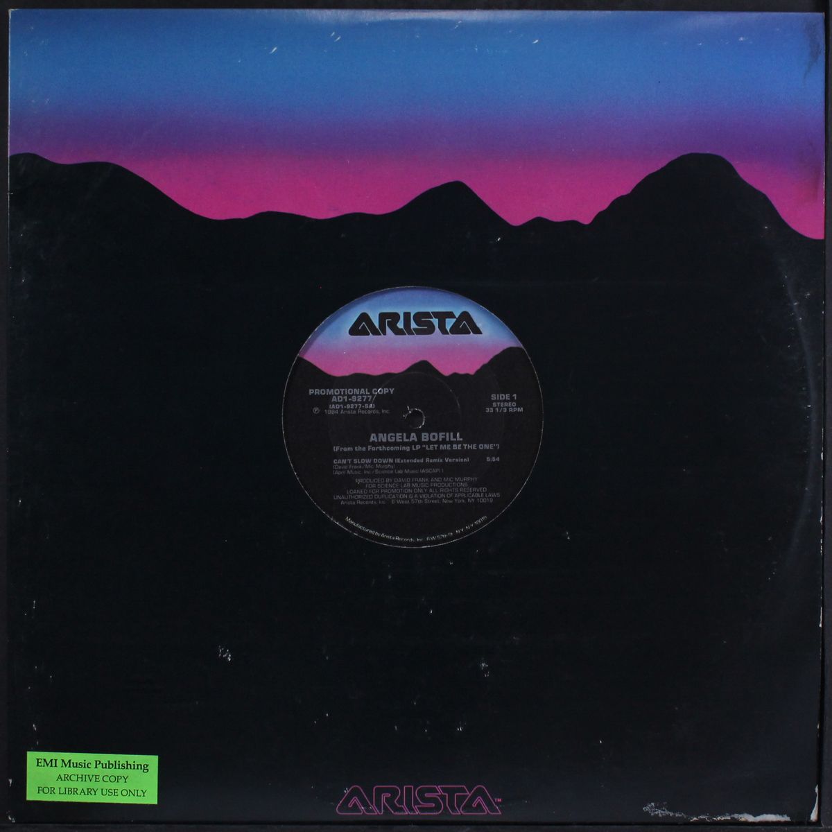 can't slow down (extended remix) by ANGELA BOFILL