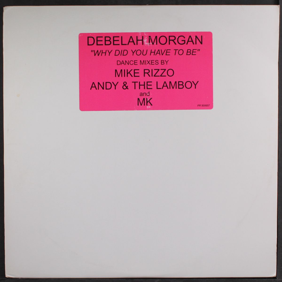 why did you have to be (dance mixes) by DEBELAH MORGAN