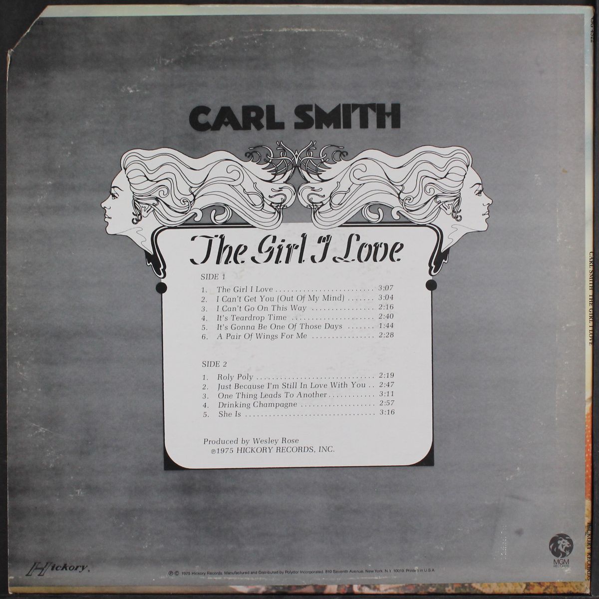 the girl i love by CARL SMITH