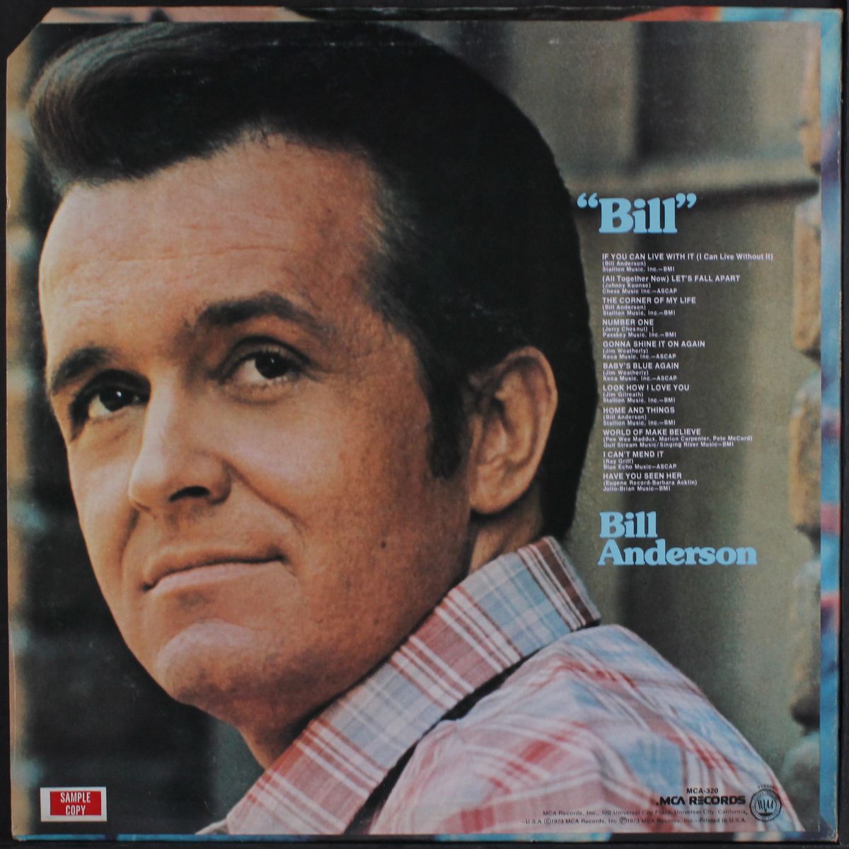 bill by BILL ANDERSON