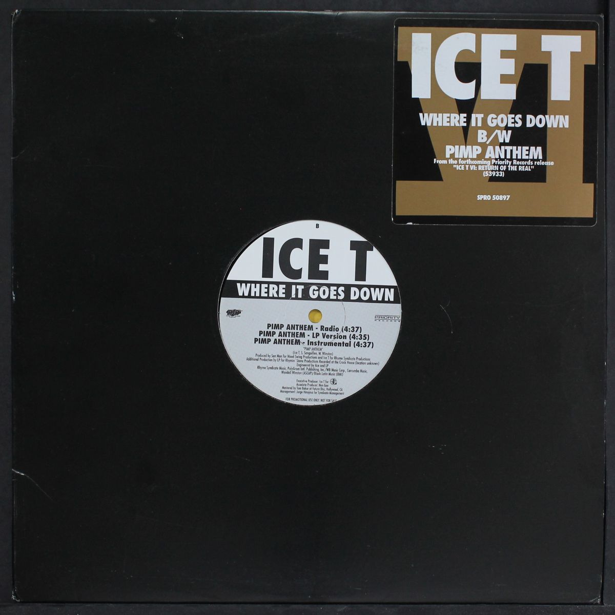 where it goes down / pimp anthem by ICE-T